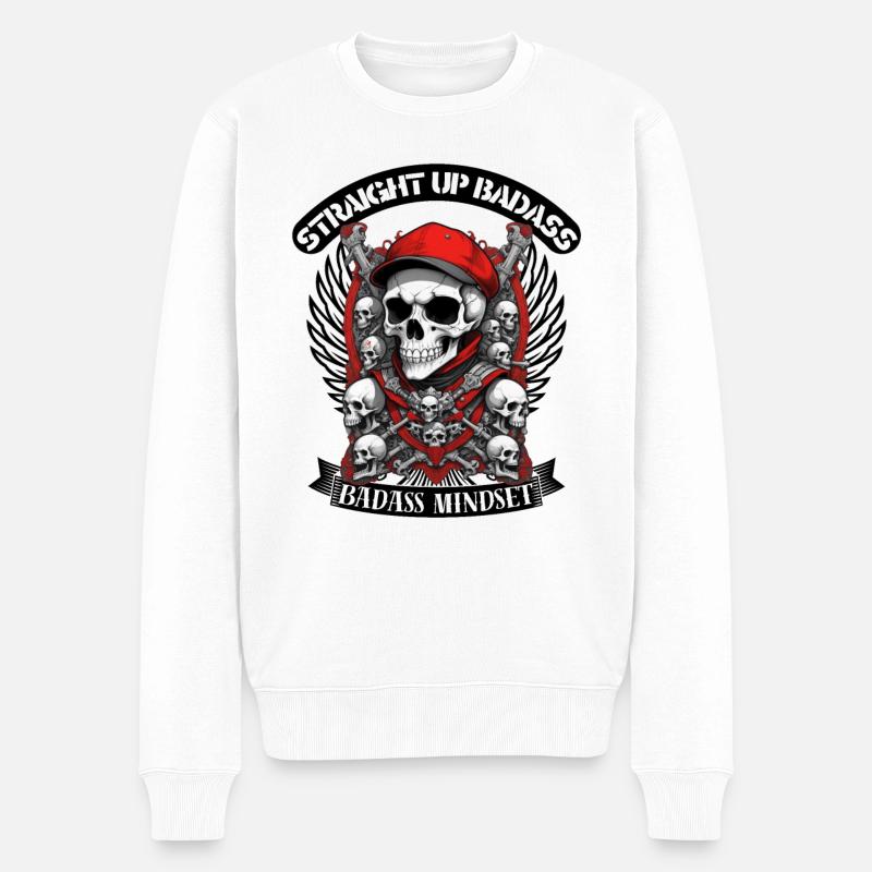 Dur à cuire - Pull Premium bio Homme - blanc