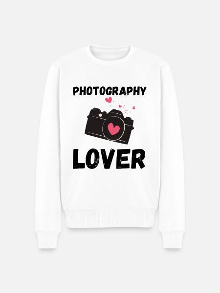Photography lover - Men's Premium Organic Jumper - white