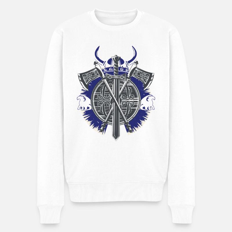 Armes vikings - Pull Premium bio Homme - blanc
