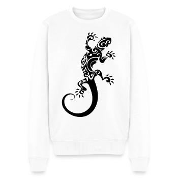 Salamander - Männer Premium Bio Pullover - Weiß - Vorne - Thijin (182cm)