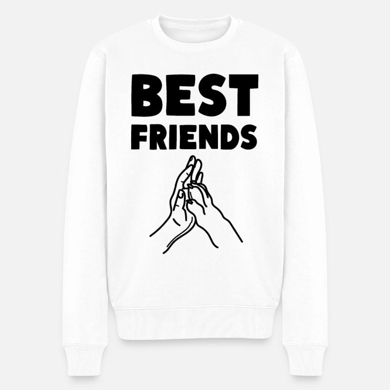 Meilleurs amis Chiens de compagnie - Pull Premium bio Homme - blanc