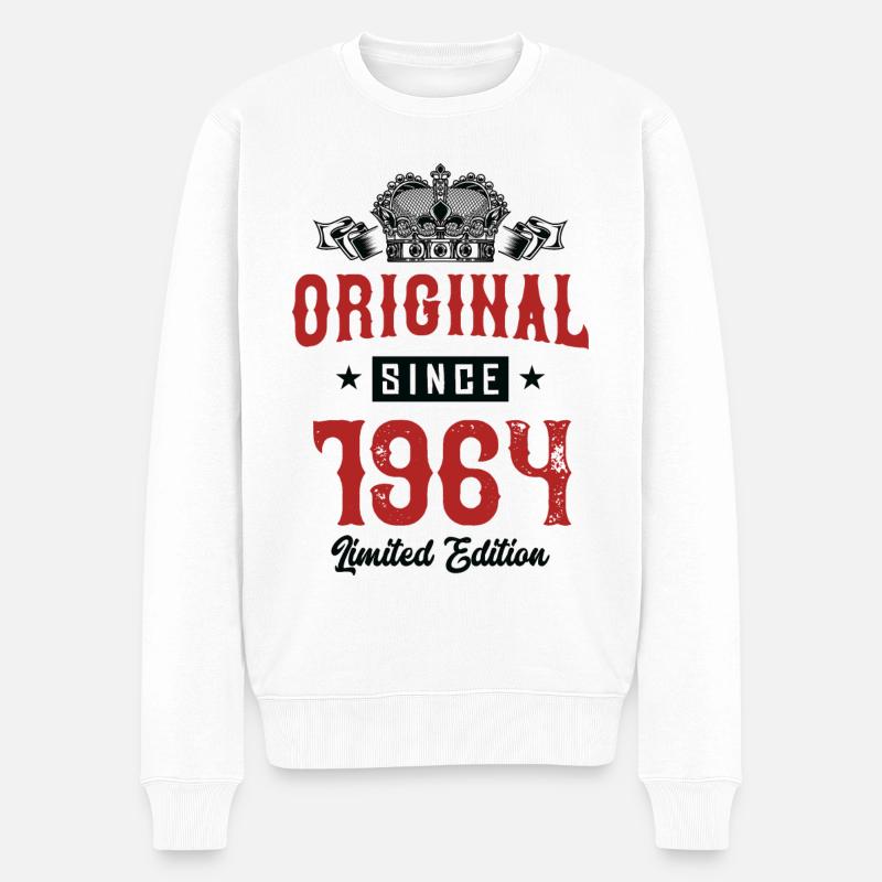1964 Édition limitée - Pull Premium bio Homme - blanc