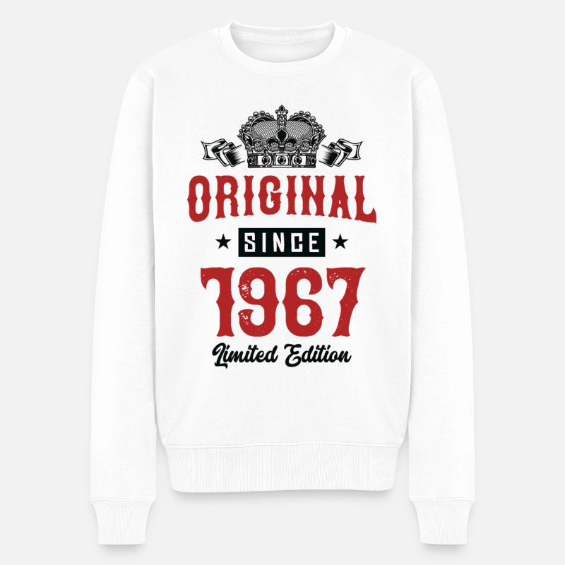 1967 limited edition - Männer Premium Bio Pullover - Weiß