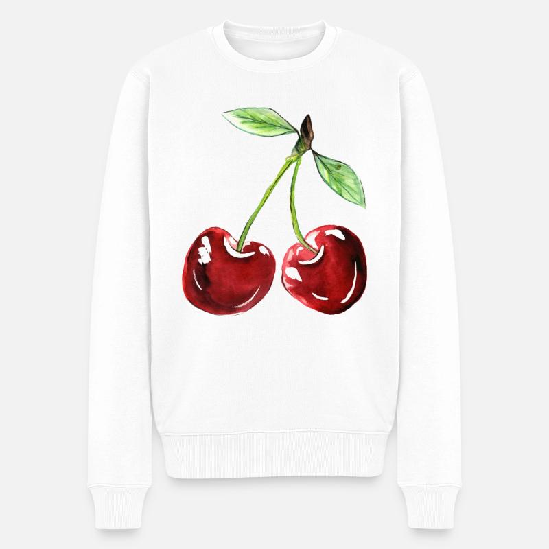 Cerise - Pull Premium bio Homme - blanc