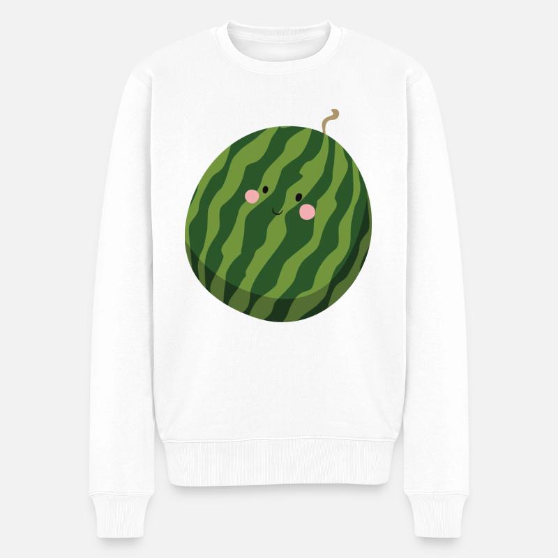 Pastèque - Pull Premium bio Homme - blanc