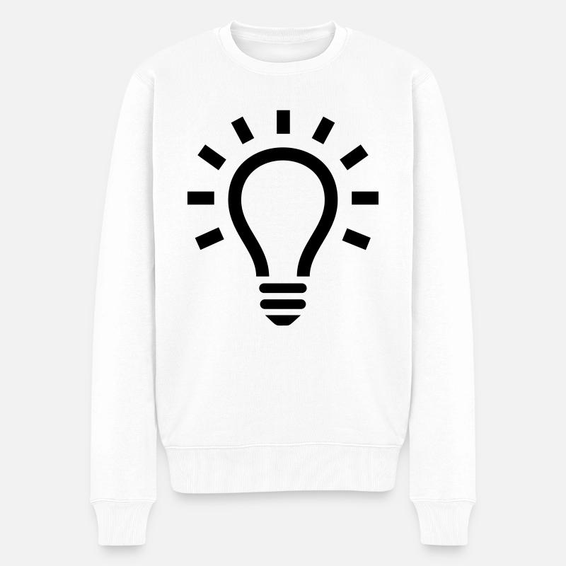 bulbe - Pull Premium bio Homme - blanc