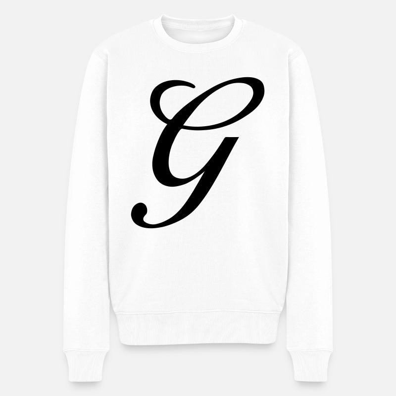 G - Pull Premium bio Homme - blanc