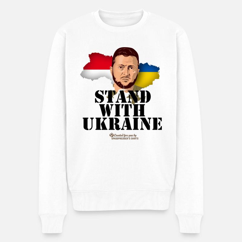 Ukraine Monaco T-Shirt - Pull Premium bio Homme - blanc