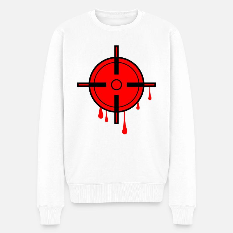Réticule 002 - Pull Premium bio Homme - blanc