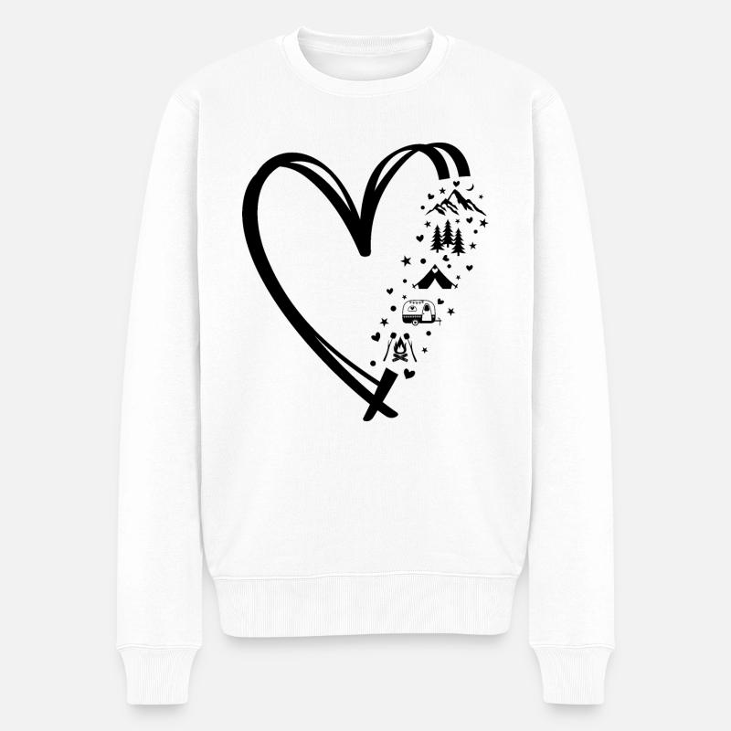 Bon campeur - Pull Premium bio Homme - blanc