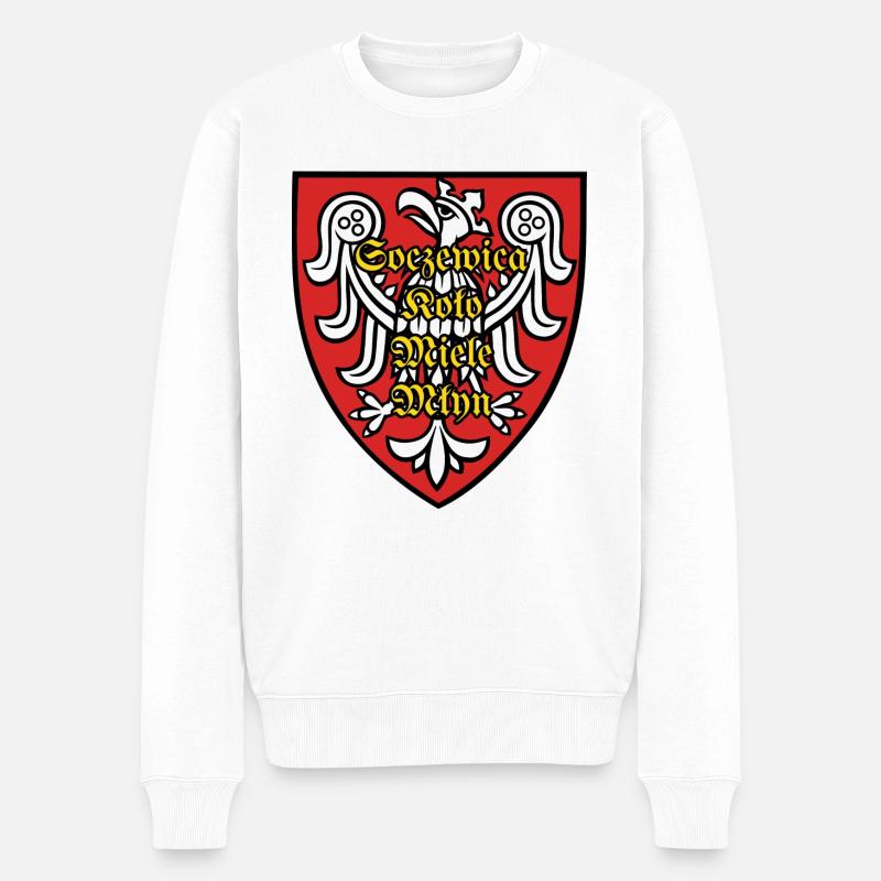 Soczewica Koło Młyn - Pull Premium bio Homme - blanc