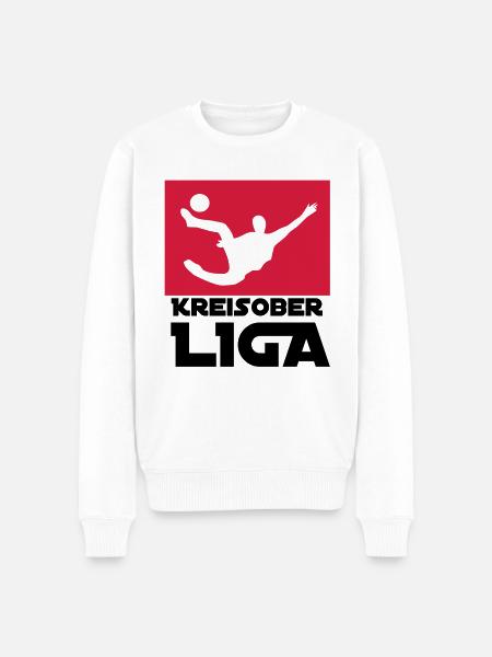 Kreisoberliga - Männer Premium Bio Pullover - Weiß