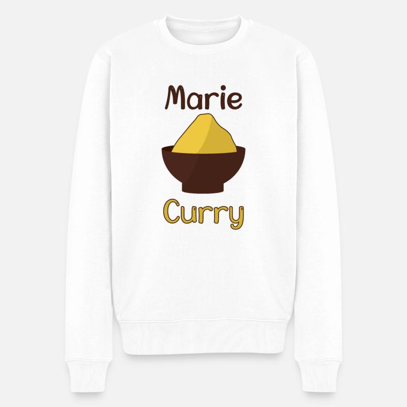 marie curry - Pull Premium bio Homme - blanc