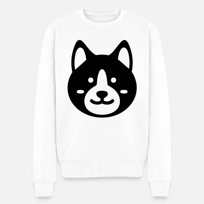 Chien - Pull Premium bio Homme - blanc