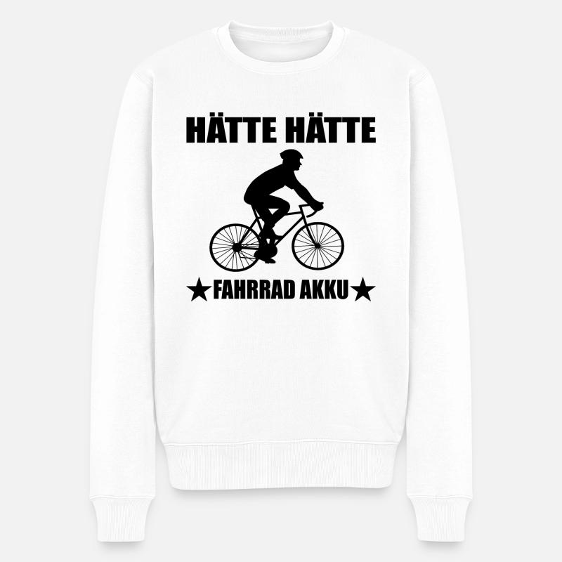 Hätte Hätte - Männer Premium Bio Pullover - Weiß