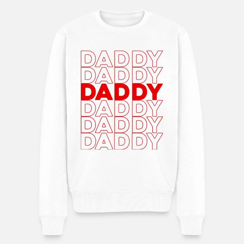 DADDY - Pull Premium bio Homme - blanc