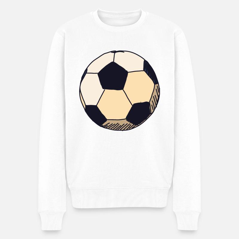 Ballsport - Männer Premium Bio Pullover - Weiß