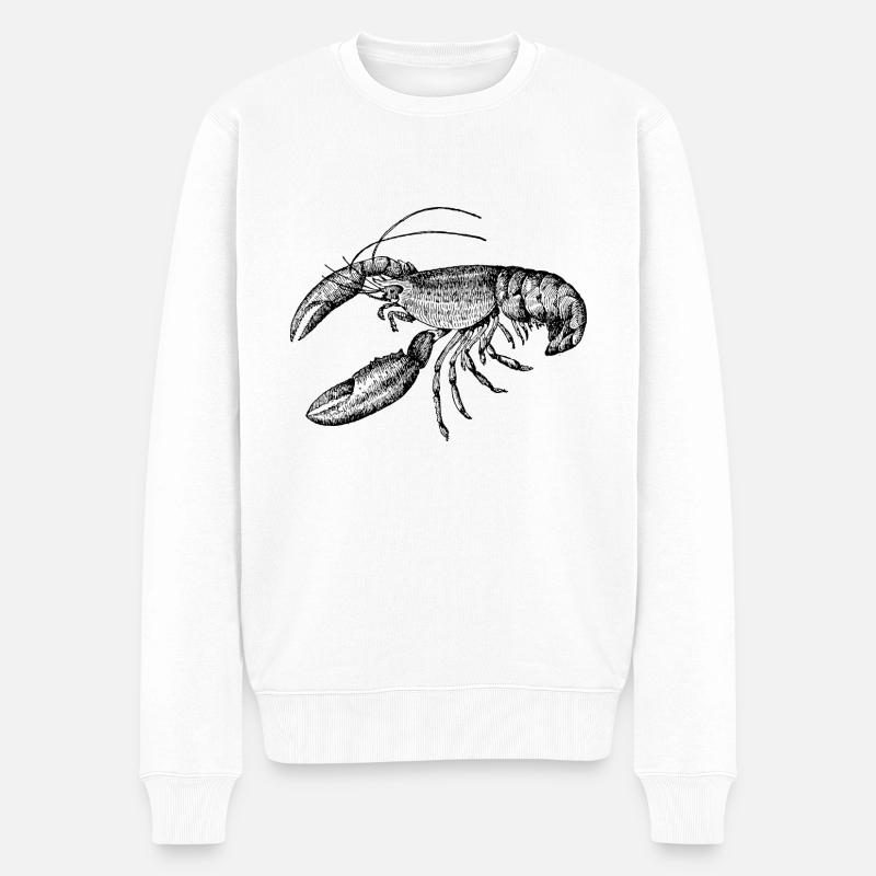 Meerestiere - Männer Premium Bio Pullover - Weiß