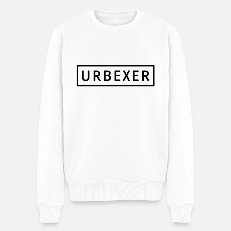 Urbexer - Pull Premium bio Homme - blanc