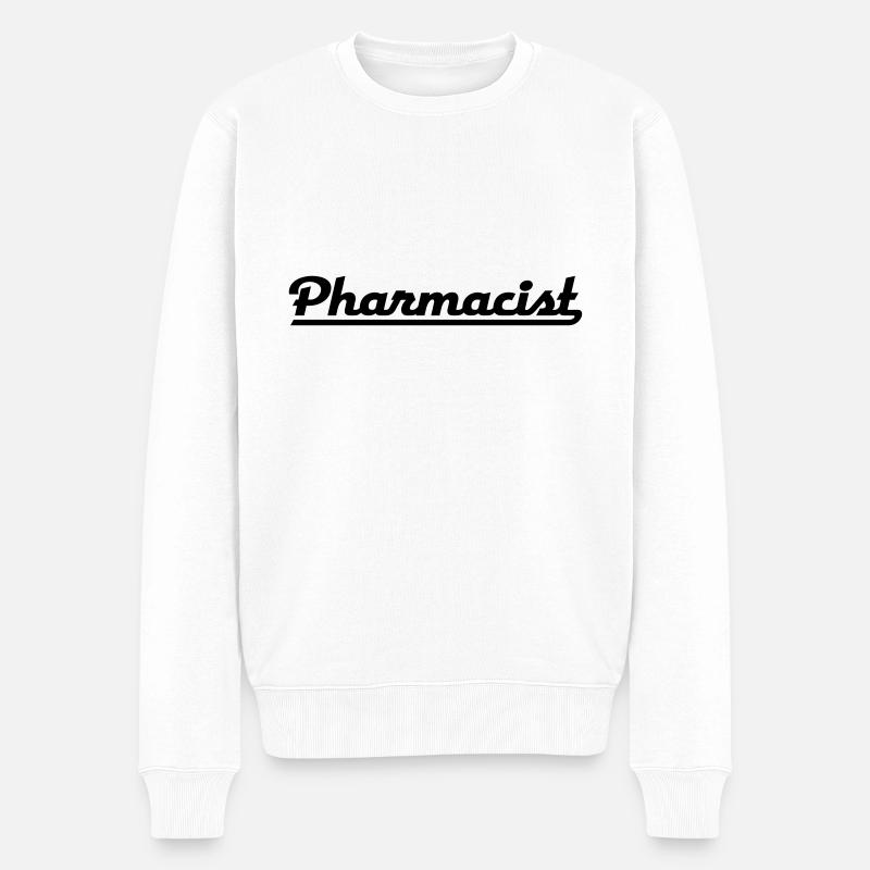 Pharmaciens - Pull Premium bio Homme - blanc