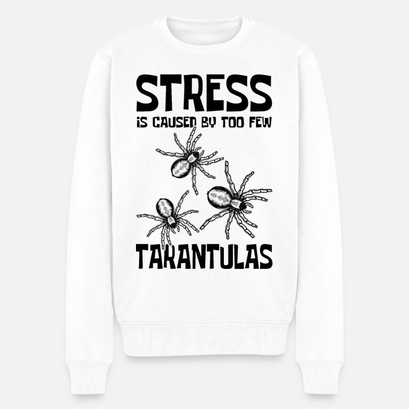 Tarantulas - Männer Premium Bio Pullover - Weiß
