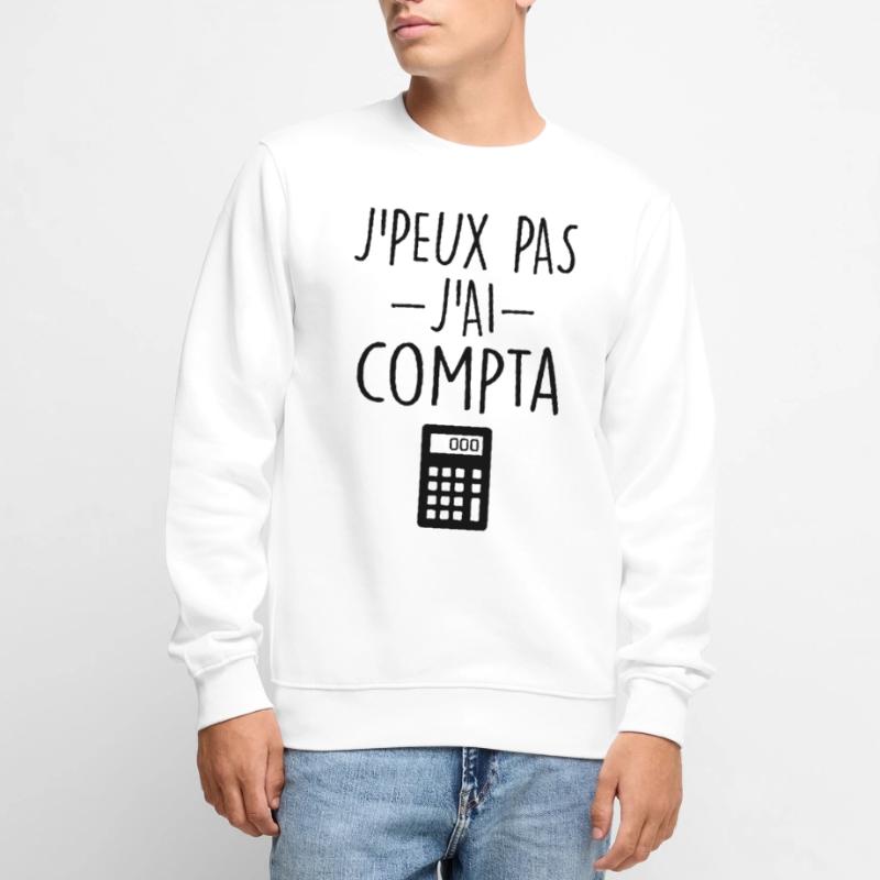 Comptable | Comptabilité | Compter | Chiffre Pull Premium bio Homme