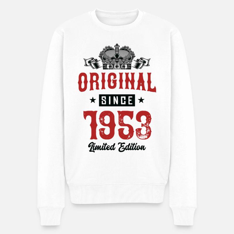 1953 Édition limitée - Pull Premium bio Homme - blanc