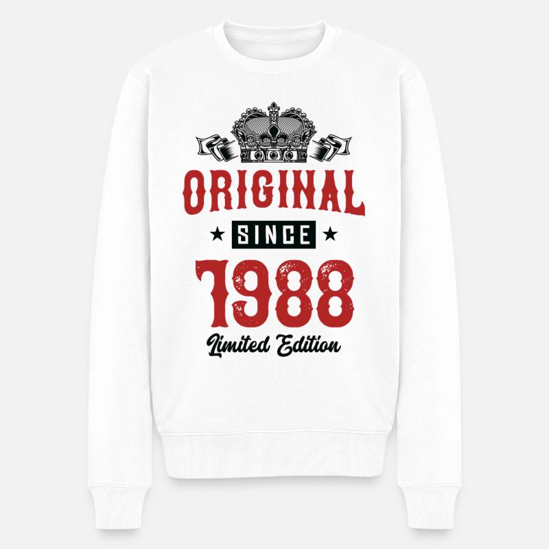 1988 Édition limitée - Pull Premium bio Homme - blanc