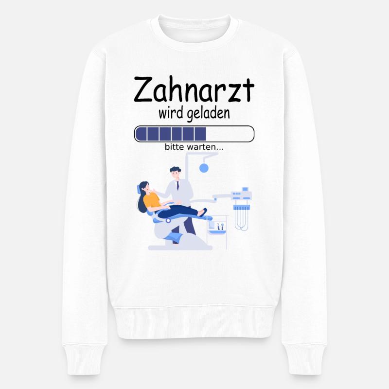 Angehende Zahnärzte Zahnarzt Ausbildung Baby Junge - Männer Premium Bio Pullover - Weiß