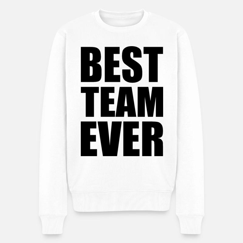 Best team ever - Pull Premium bio Homme - blanc