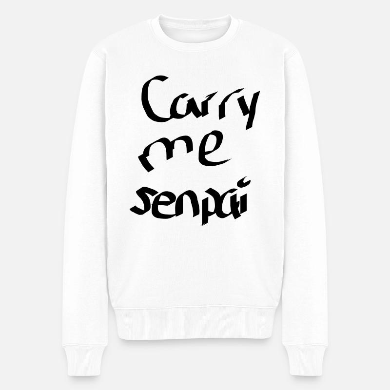 Carry me League - Männer Premium Bio Pullover - Weiß