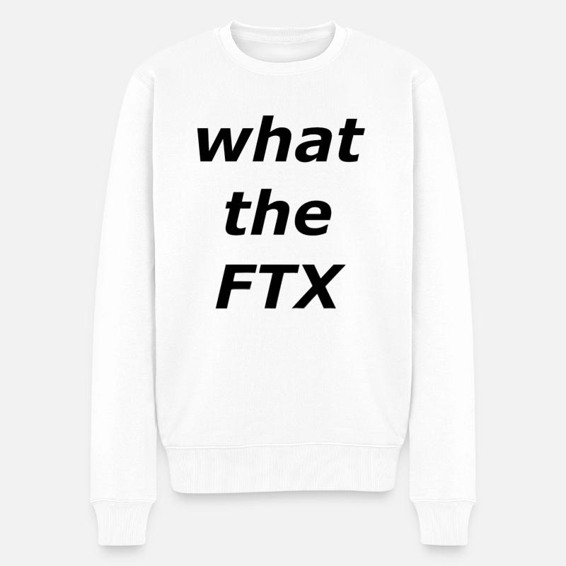 WTF ftx - Pull Premium bio Homme - blanc