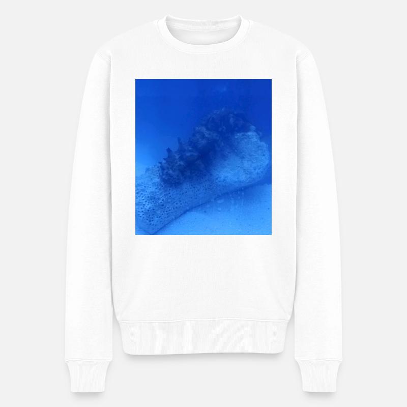Seewalze - Männer Premium Bio Pullover - Weiß