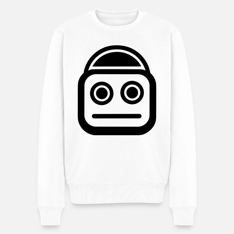 Petit robot - Pull Premium bio Homme - blanc