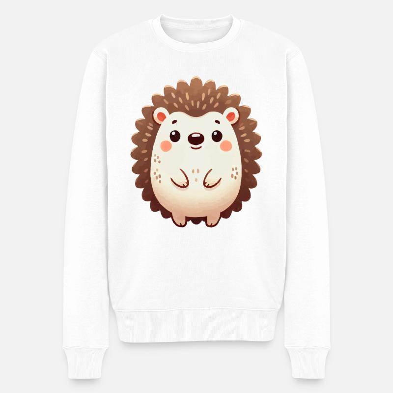 Hérisson - Pull Premium bio Homme - blanc