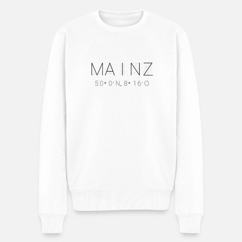 Coordonnées Mayence - Pull Premium bio Homme - blanc