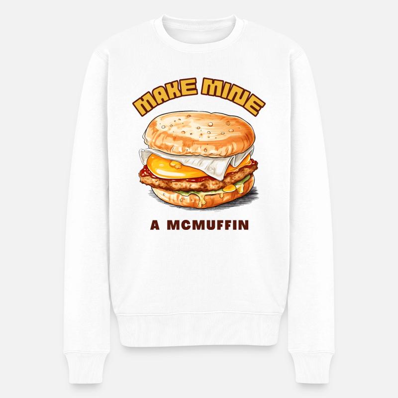 Faites du mien un McMuffin - Pull Premium bio Homme - blanc