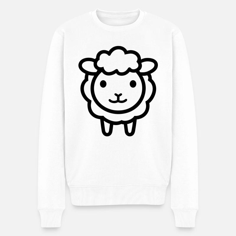 mouton - Pull Premium bio Homme - blanc