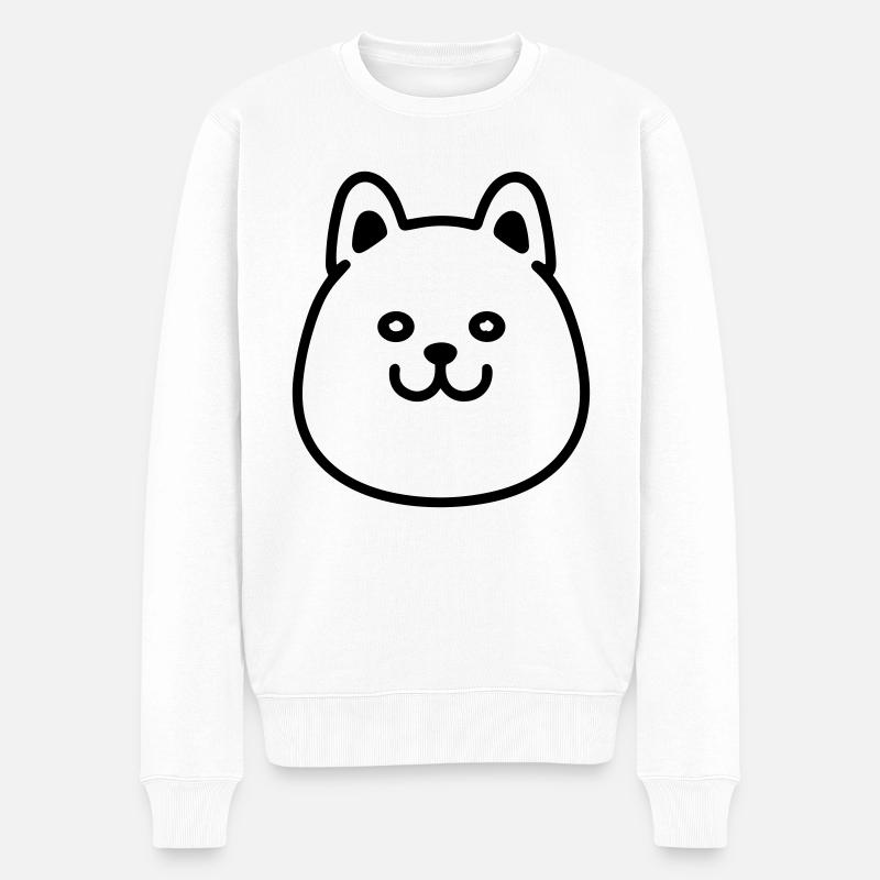 Chien - Pull Premium bio Homme - blanc
