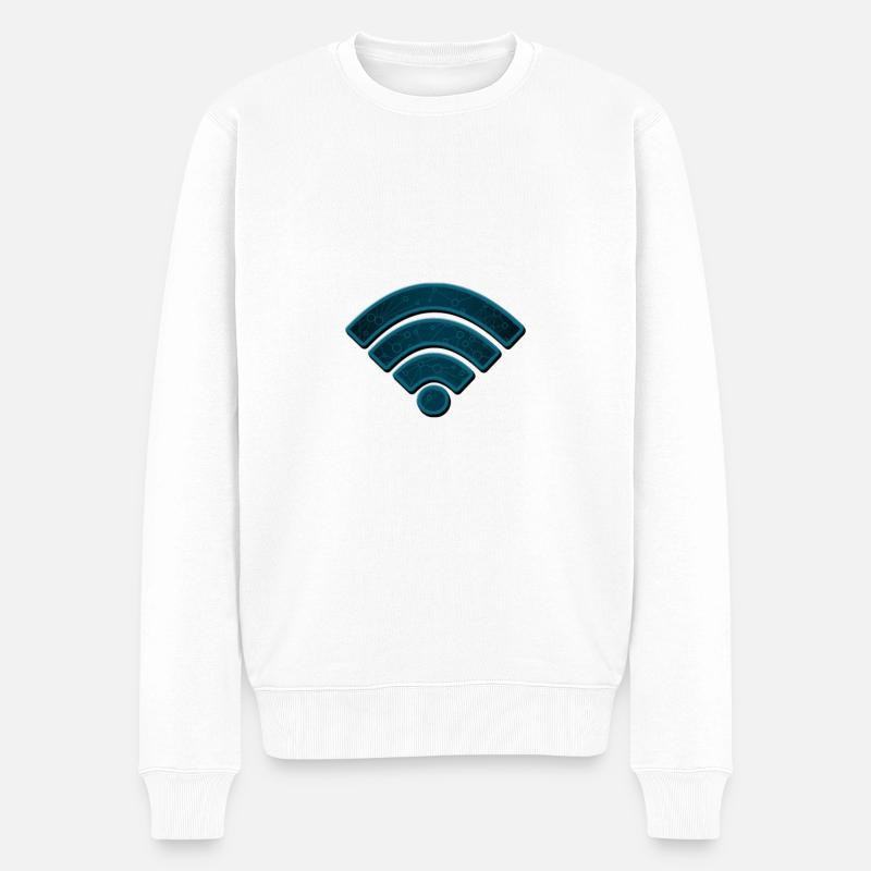 Internet - Pull Premium bio Homme - blanc