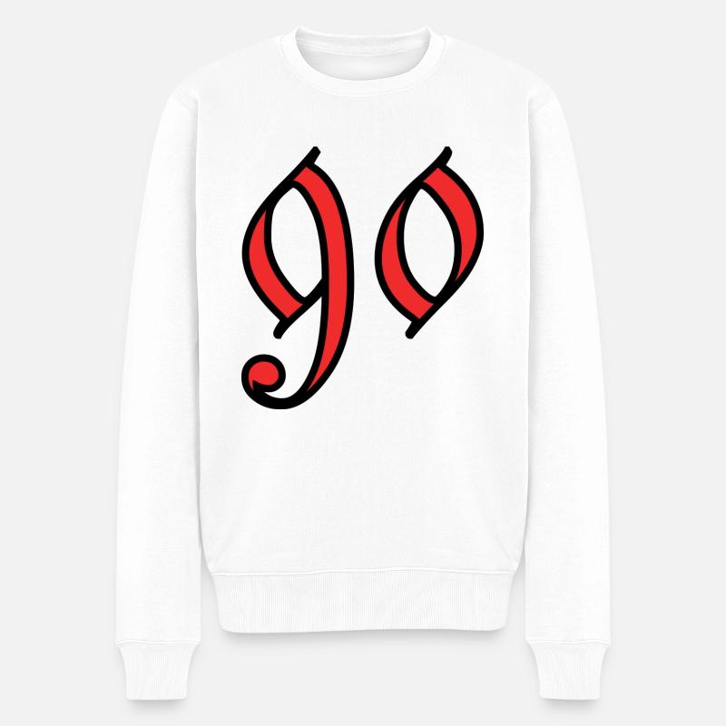 90 - Pull Premium bio Homme - blanc