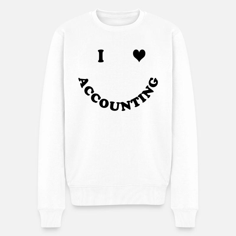 Comptable - Pull Premium bio Homme - blanc