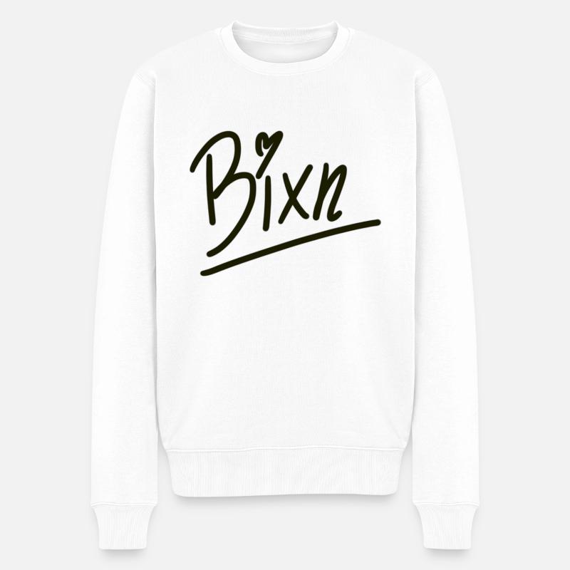 Bixn - Pull Premium bio Homme - blanc