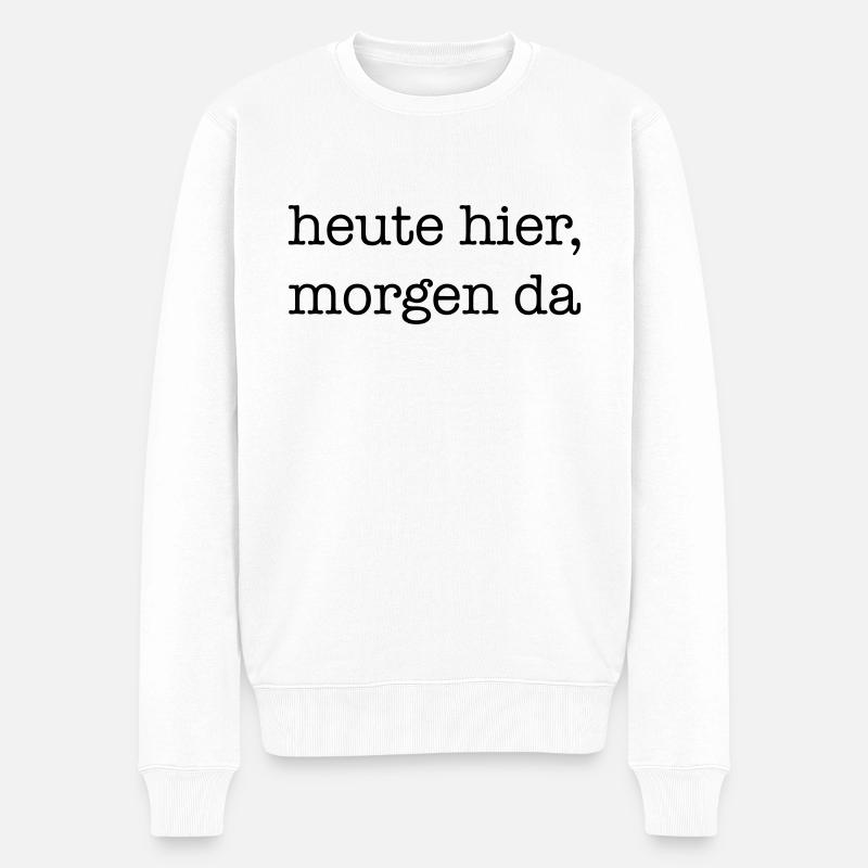 reisen - Männer Premium Bio Pullover - Weiß