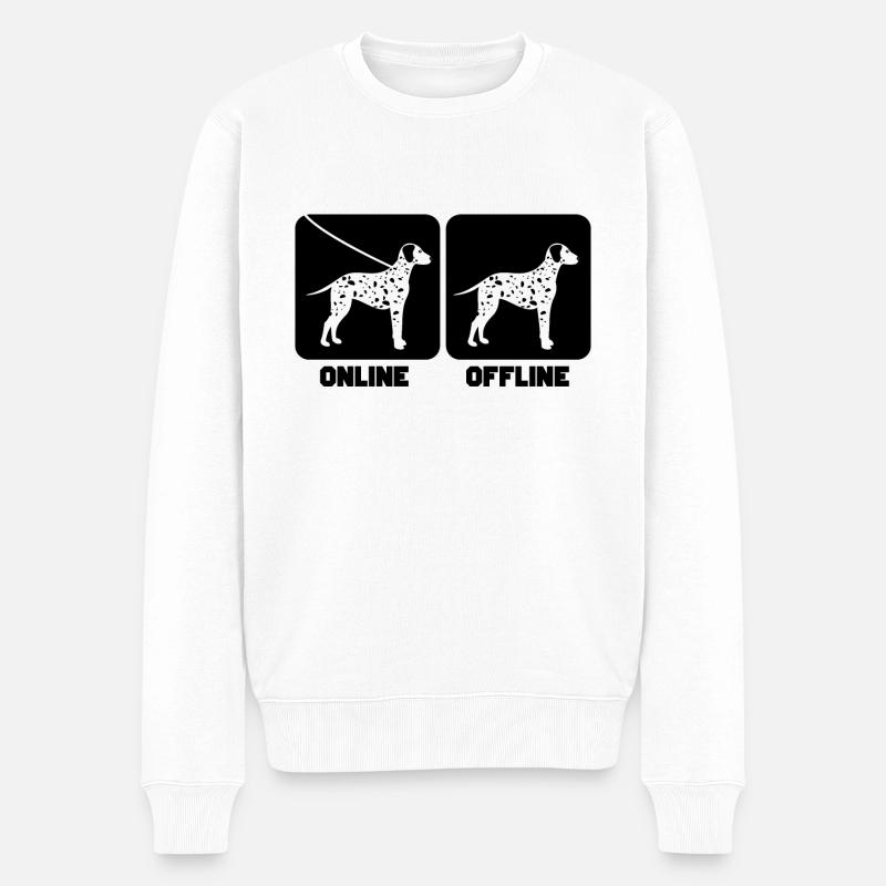 Dalmate - Pull Premium bio Homme - blanc