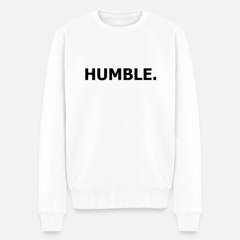 HUMBLE chemise KL - Pull Premium bio Homme - blanc