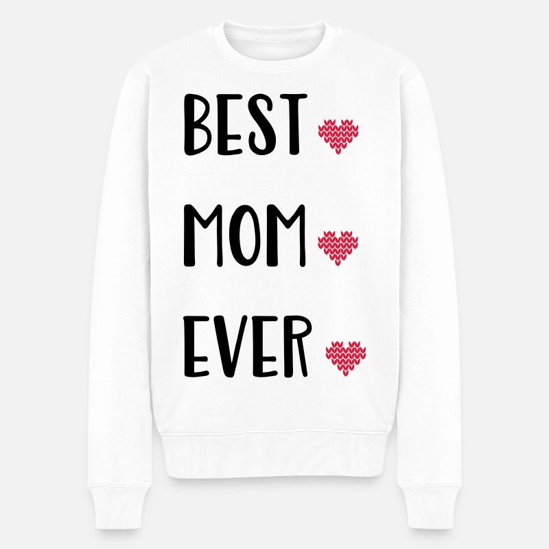 La mère - Pull Premium bio Homme - blanc