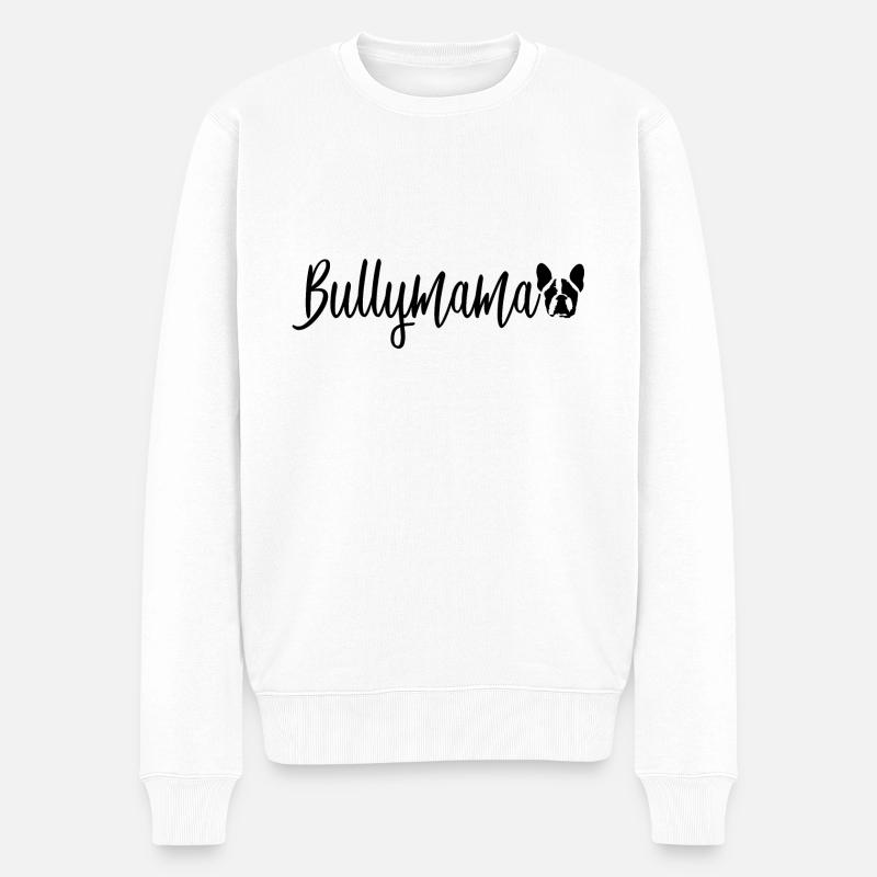 Hund - Männer Premium Bio Pullover - Weiß