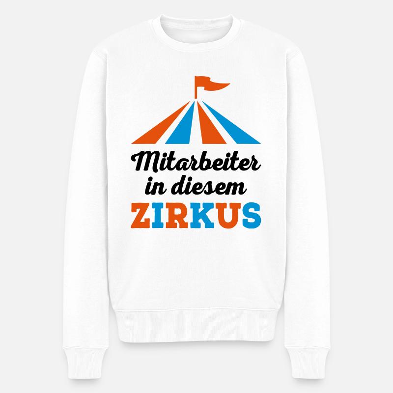 Mitarbeiter - Männer Premium Bio Pullover - Weiß