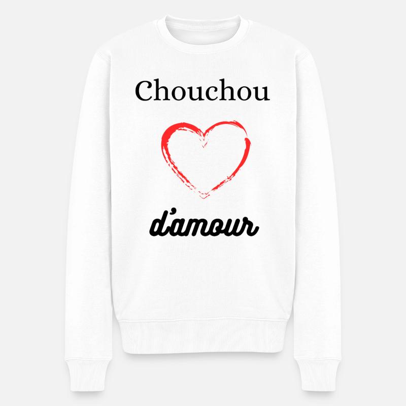 Chouchou d'amour - Pull Premium bio Homme - blanc